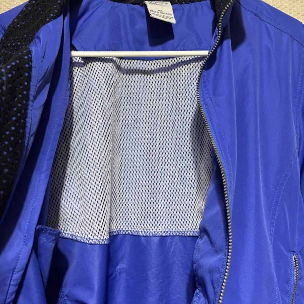 Moving Comfort Women's M Royal Blue Windbreaker Full Zip Mesh Lined Athletic Run - Picture 7 of 11
